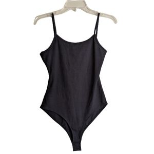 Primark Tank Top Bodysuit Black Ribbed
